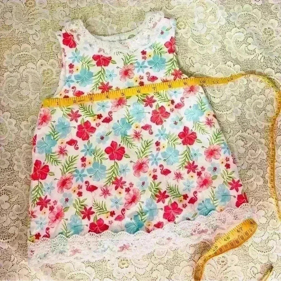 Little Me Child Size 18 Months MultiColor Flamingo Two-Piece Outfit - Picture 8 of 16